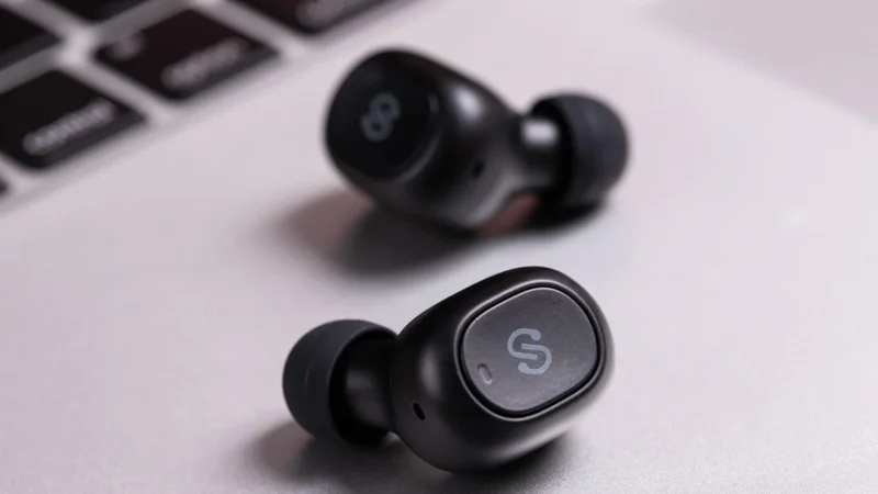 TWS Earphone Wireless bluetooth V5.0 Headphones CVC8.0 Stereo Noise Reduction Low Latency IPX5 Waterproof Sports In-Ear Headset with Mic with Charger